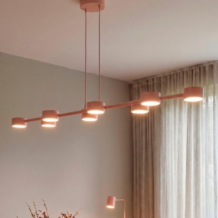 copy of Lámpara colgante Solvi negro (8 luces)