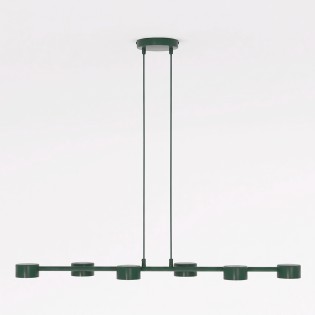 Pendant Lamp Solvi Olive Green (6 lights)