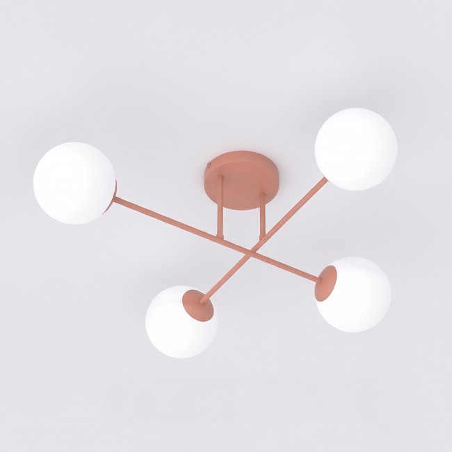 Ceiling Light Nicolo Coral (4 lights)