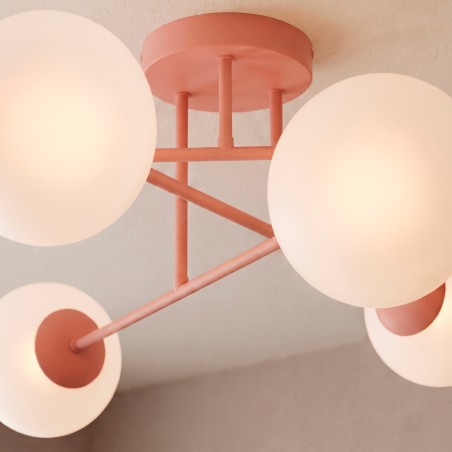Ceiling Light Nicolo Coral (6 lights)
