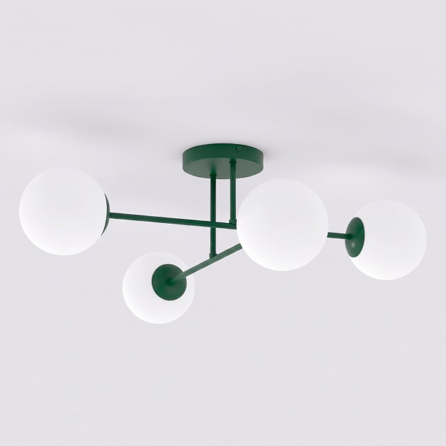 Ceiling Light Nicolo Olive Green (4 lights)