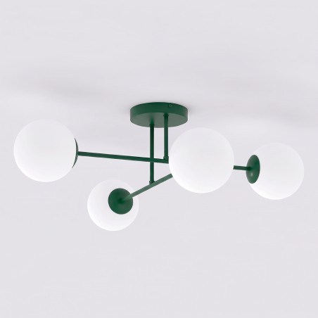 Ceiling Light Nicolo Olive Green (4 lights)