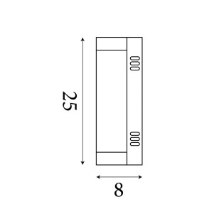 Aplique de pared LED Nile (8W)