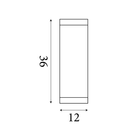 Aplique de pared LED Nile (12W)