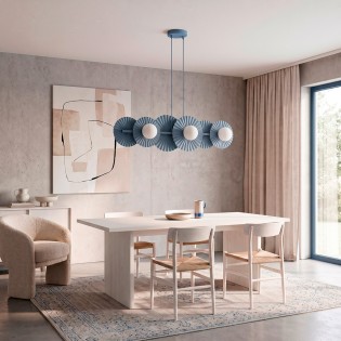 Pendant Lamp Drino Blue (6...