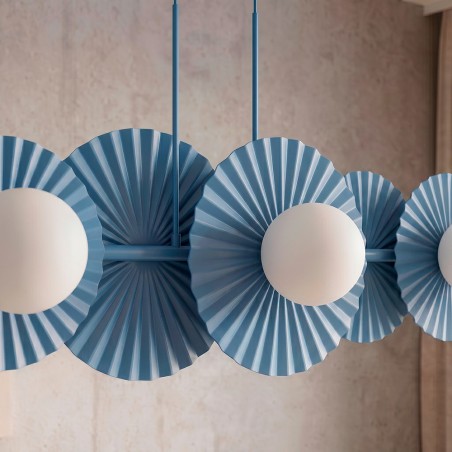 Pendant Lamp Drino Blue (6 lights)
