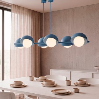 Pendant Lamp Nordessa Blue (6 lights)