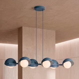 Pendant Lamp Nordessa Blue (6 lights)
