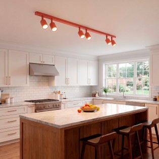 Ceiling Track Lamp Dongor Coral (6 lights)