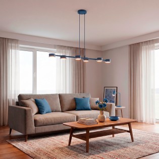Pendant Lamp Solvi Blue (6...