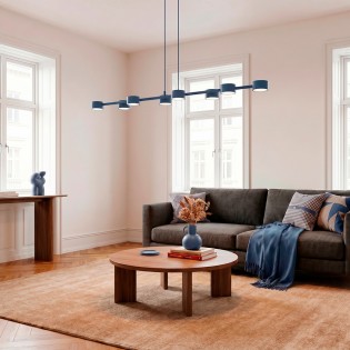 Pendant Lamp Solvi Blue (8...
