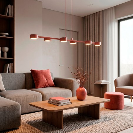 Pendant Lamp Solvi Coral (6 lights)