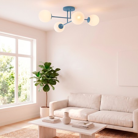 Ceiling Light Nicolo Blue (4 lights)