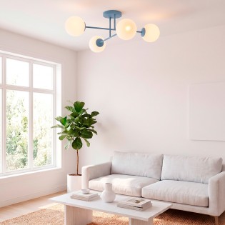 Ceiling Light Nicolo Blue (4 lights)