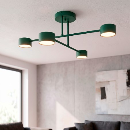 Ceiling Light Tanfa Olive Green (4 lights)