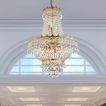 Lámpara de araña Versailles (9 luces)