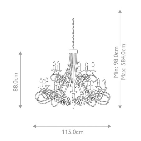 Chandelier Christina (18 Lights)