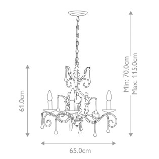 Chandelier Amarilli (3 Lights) II