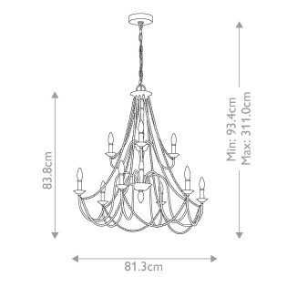 Chandelier Maryville (9 Lights)