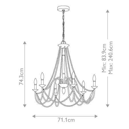 Chandelier Maryville (6 Lights)