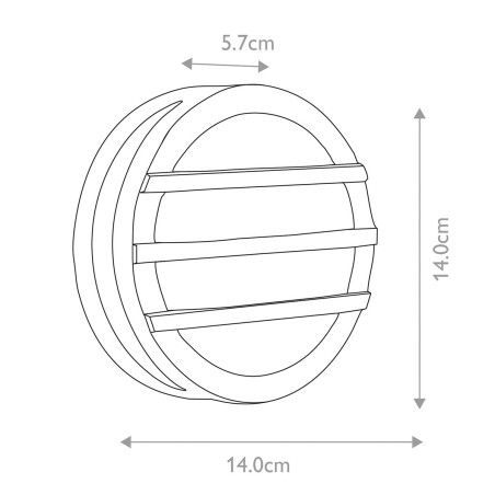 Aplique de pared de exterior Ano