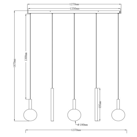 copy of Lámpara colgante LED Jasmine (4W)