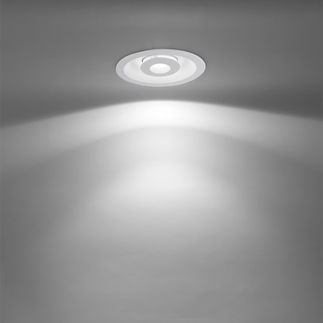 Rundes LED-Einbauauge (7+7W)