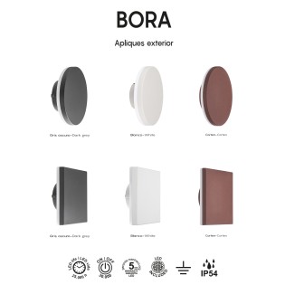 Bora II LED-Wandleuchte für den Außenbereich (9,6 W)