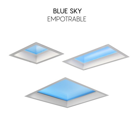 Plafón de techo empotrable LED Blue Sky (16W)