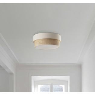 Ceiling flush light Kan Rafia (3 lights)