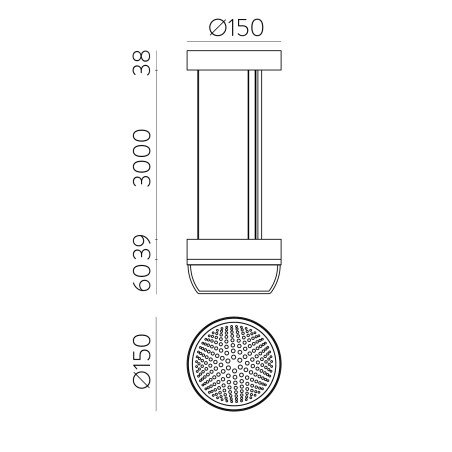 Pixel LED Pendant Lamp (10W)