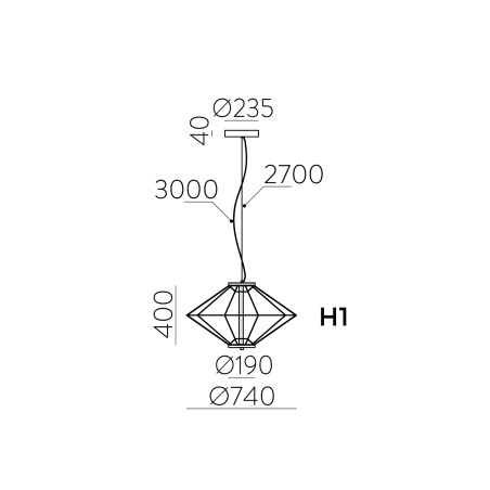 LED Pendant Lamp Totem (7W)
