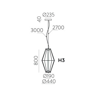 LED Pendant Lamp Totem (11.5W)