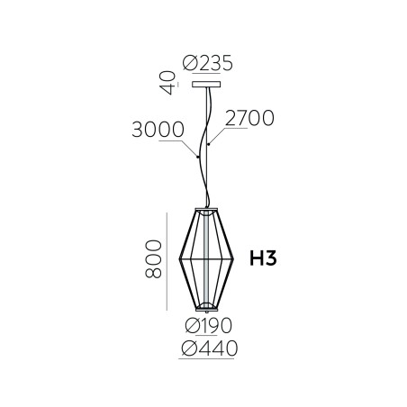 LED Pendant Lamp Totem (11.5W)