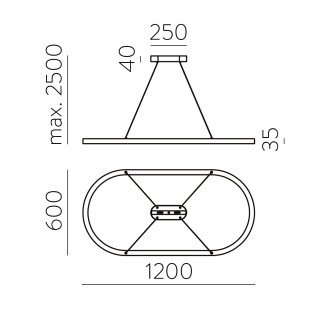 LED Pendant Lamp Grace CCT (100W)