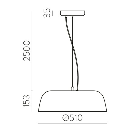 LED Pendant Lamp Oslo CCT (22W)