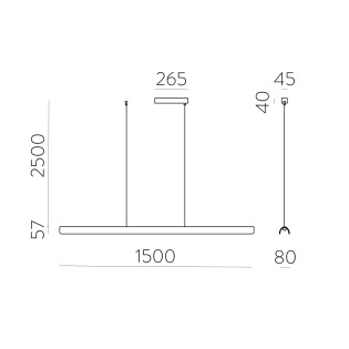 LED Pendant Lamp Alma 2CCT (22W)
