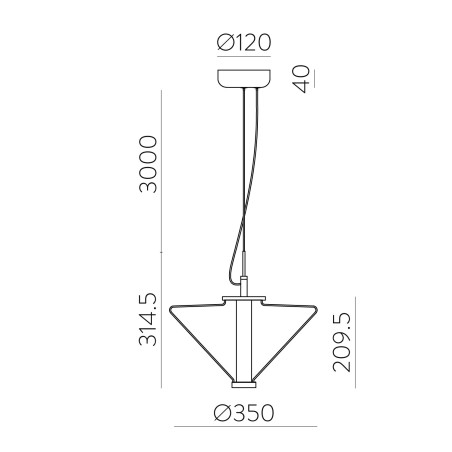 LED Pendant Lamp Yara (14.5W)