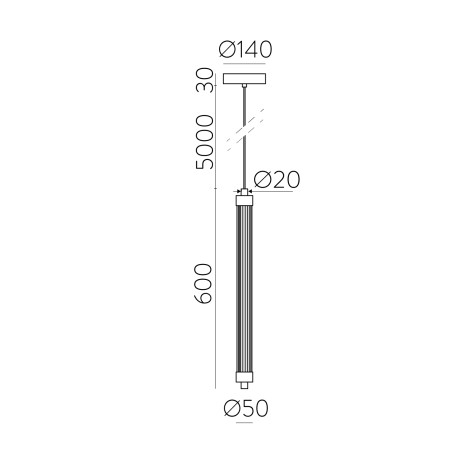 LED Pendant Lamp Lineo (11W)