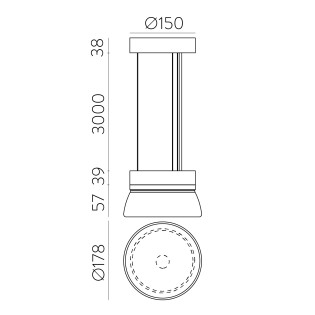 LED Pendant Lamp Trap (10W)