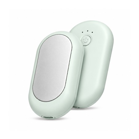 CALIENTA MANOS  MAGNETICO ABS 2000mAh*2 VERDE MINT