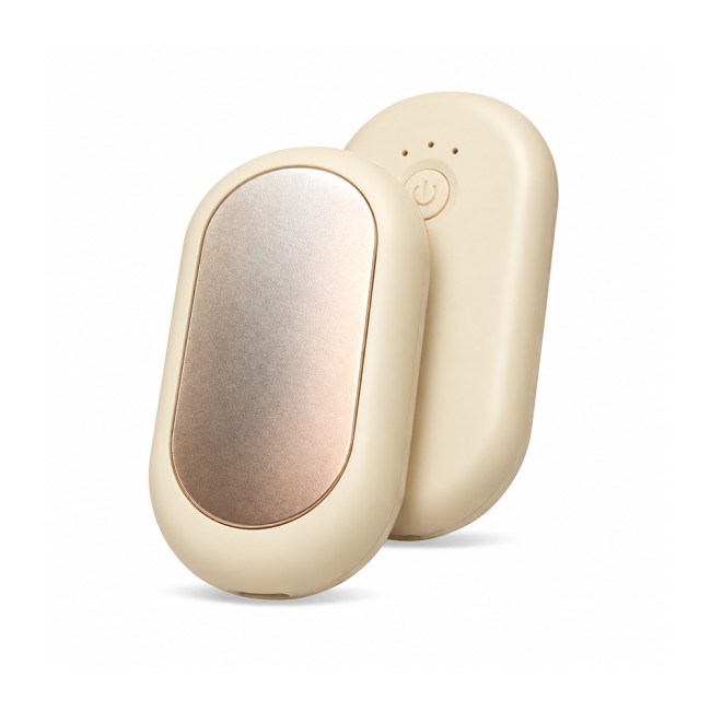 CALIENTA MANOS MAGNETICO ABS 2000mAh*2 MARRON CAFE