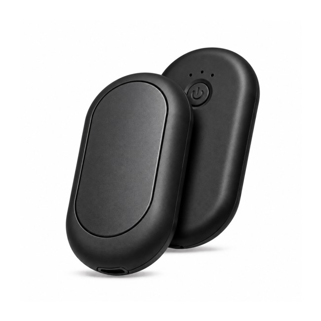 CALIENTA MANOS  MAGNETICO ABS 2000mAh*2 NEGRO