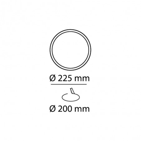 Downlight Led 30W  Redondo Kaju Cuero