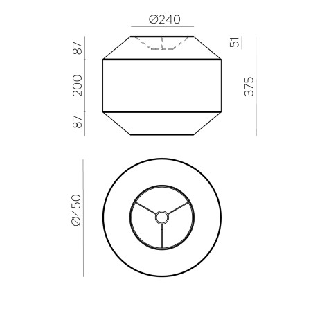 Floor lamp Kira 45
