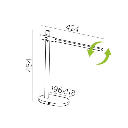 Led-Tischlampe Laysan (10W)