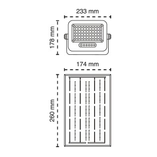 Neo IP65 7CCT Solar LED Floodlight (100W)