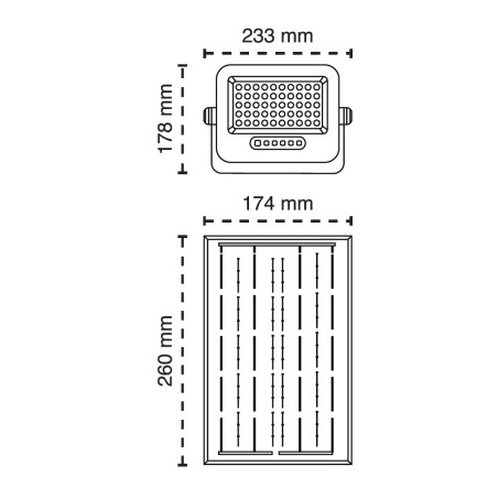 copy of LED-Flutlicht für den Außenbereich 12V IP65 (10W)