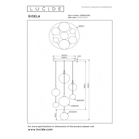 Gisela Dim LED Ceiling Light (42W)