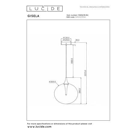 Gisela Dim LED Ceiling Light (9.4W)